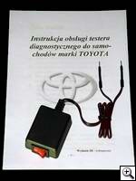 Interfejs / tester diagnostyczny: Toyota